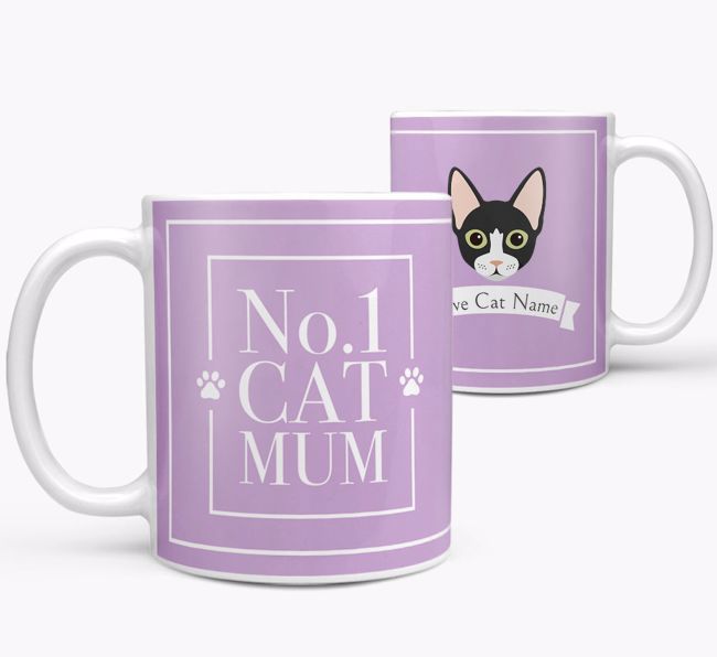 No.1 Mum: Personalised {breedCommonName} Mug
